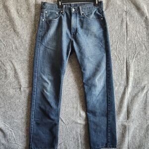 Levi's 505 Jeans Men's 33x32 (34×31) Blue Denim Regular Fit Straight Work Travel